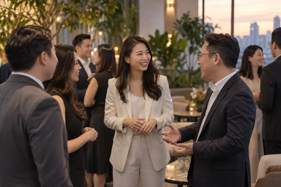 专业会员活动的参与者